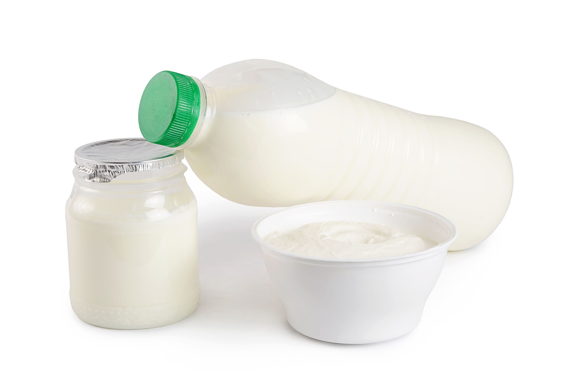 Queso Ricotta, yogurt y leche